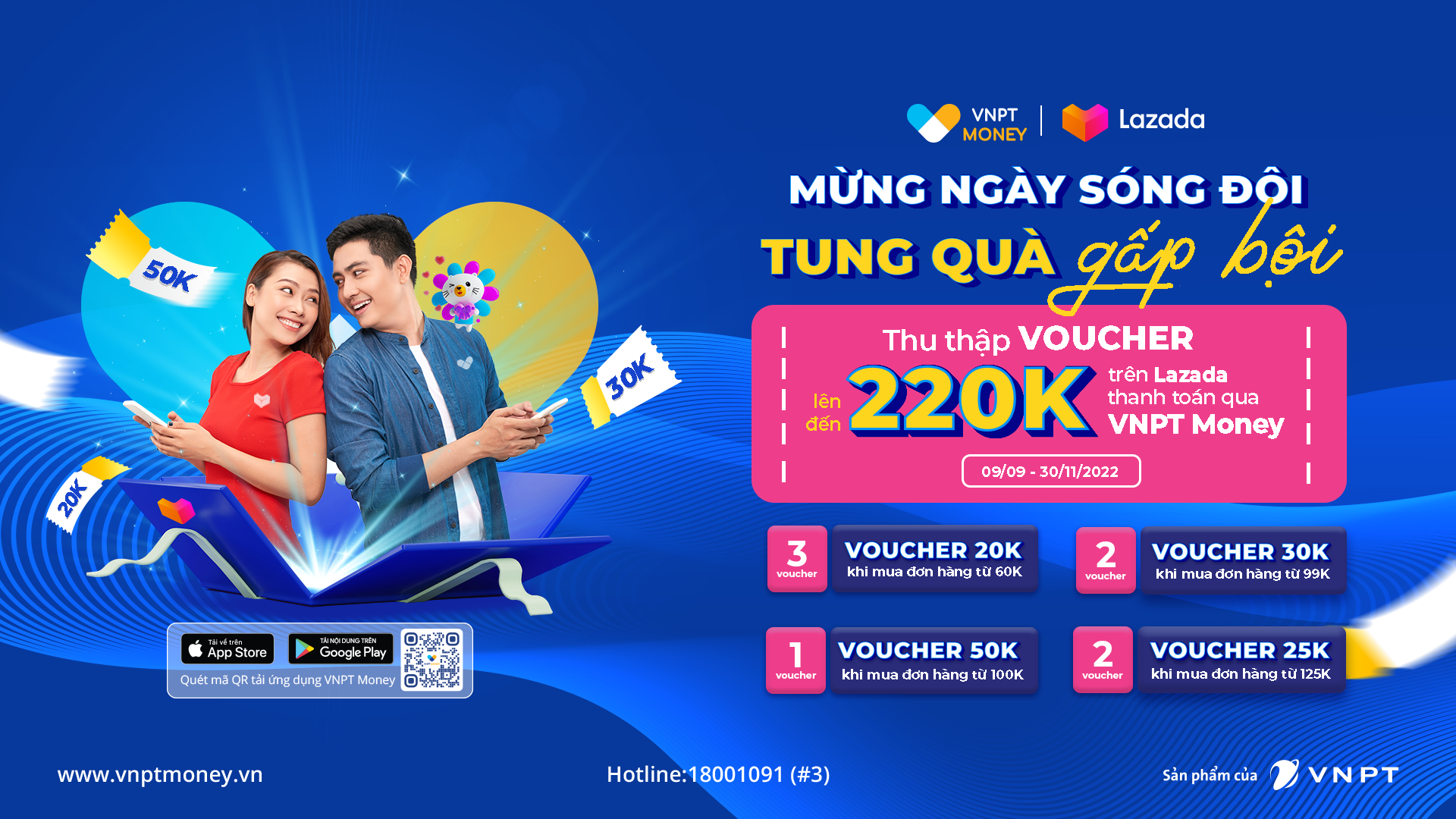 VNPT Money hợp tác Lazada: Bổ sung mảnh ghép còn thiếu của thương mại điện tử